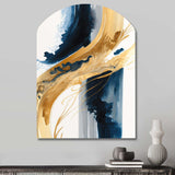 Stylish Spiral Abstract III - Asymmetric Metal Wall Art