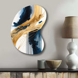 Stylish Spiral Abstract III - Asymmetric Metal Wall Art