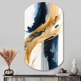 Stylish Spiral Abstract III - Asymmetric Metal Wall Art