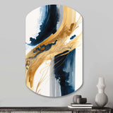 Stylish Spiral Abstract III - Asymmetric Metal Wall Art