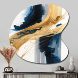 Stylish Spiral Abstract III - Asymmetric Metal Wall Art