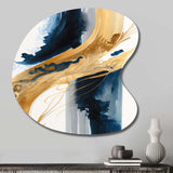 Stylish Spiral Abstract III - Asymmetric Metal Wall Art