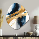 Stylish Spiral Abstract III - Asymmetric Metal Wall Art