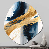 Stylish Spiral Abstract III - Asymmetric Metal Wall Art