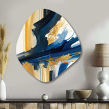 Stylish Spiral Abstract V - Asymmetric Metal Wall Art