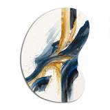 Stylish Spiral Abstract VI - Asymmetric Metal Wall Art