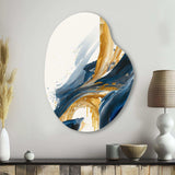 Stylish Spiral Abstract VI - Asymmetric Metal Wall Art