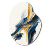 Stylish Spiral Abstract VI - Asymmetric Metal Wall Art