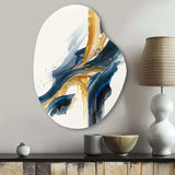 Stylish Spiral Abstract VI - Asymmetric Metal Wall Art