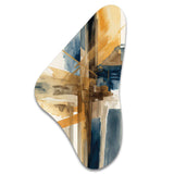 Modern Watercolor Abstract I - Asymmetric Metal Wall Art