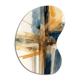 Modern Watercolor Abstract I - Asymmetric Metal Wall Art