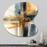 Modern Watercolor Abstract I - Asymmetric Metal Wall Art