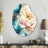 Multi-Color Blooming Flowers IV - Asymmetric Metal Wall Art