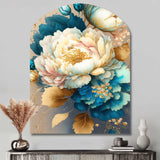 Vibrant Floral Bunch II - Asymmetric Metal Wall Art