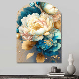 Vibrant Floral Bunch II - Asymmetric Metal Wall Art