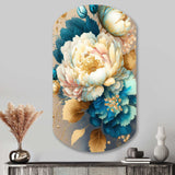 Vibrant Floral Bunch II - Asymmetric Metal Wall Art