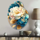 Vibrant Floral Bunch II - Asymmetric Metal Wall Art