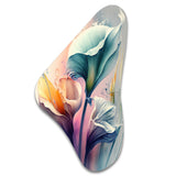 Colorful Cally Lilies II - Asymmetric Metal Wall Art