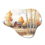 Path To The Barn V - Asymmetric Metal Wall Art