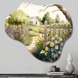 Farm Fresh Garden II - Asymmetric Metal Wall Art