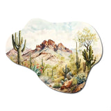 Arizona Desert III - Asymmetric Metal Wall Art