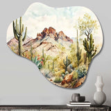 Arizona Desert III - Asymmetric Metal Wall Art