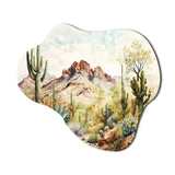 Arizona Desert III - Asymmetric Metal Wall Art