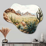 Arizona Desert IV - Asymmetric Metal Wall Art