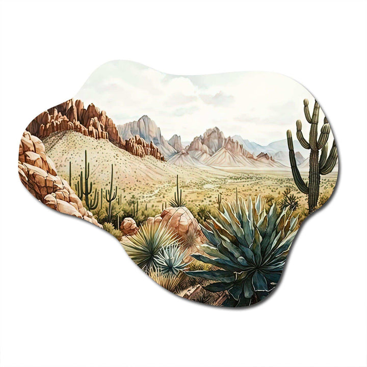 Arizona Desert IV - Asymmetric Metal Wall Art