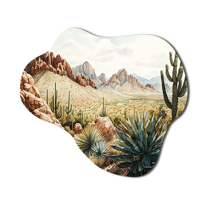 Arizona Desert IV - Asymmetric Metal Wall Art