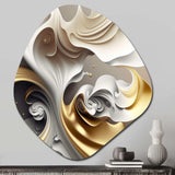 Abstract Geode Liquid - Asymmetric Metal Wall Art