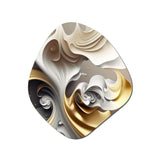 Abstract Geode Liquid - Asymmetric Metal Wall Art