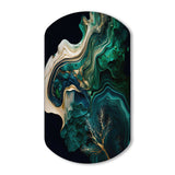 Abstract Geode Marble I - Asymmetric Metal Wall Art