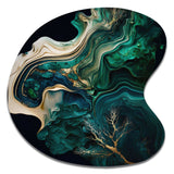 Abstract Geode Marble I - Asymmetric Metal Wall Art