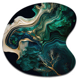 Abstract Geode Marble I - Asymmetric Metal Wall Art