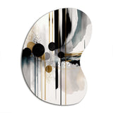 Abstract Transitional Shapes V - Asymmetric Metal Wall Art