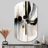 Abstract Transitional Shapes V - Asymmetric Metal Wall Art