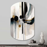 Abstract Transitional Shapes V - Asymmetric Metal Wall Art