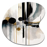 Abstract Transitional Shapes V - Asymmetric Metal Wall Art