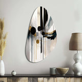 Abstract Transitional Shapes V - Asymmetric Metal Wall Art