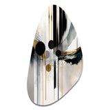 Abstract Transitional Shapes V - Asymmetric Metal Wall Art