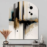 Abstract Transitional Modern Shapes I - Asymmetric Metal Wall Art