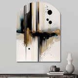 Abstract Transitional Modern Shapes I - Asymmetric Metal Wall Art