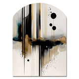 Abstract Transitional Modern Shapes I - Asymmetric Metal Wall Art