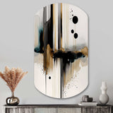 Abstract Transitional Modern Shapes I - Asymmetric Metal Wall Art