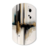 Abstract Transitional Modern Shapes I - Asymmetric Metal Wall Art