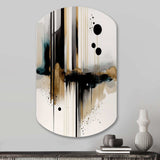 Abstract Transitional Modern Shapes I - Asymmetric Metal Wall Art