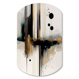 Abstract Transitional Modern Shapes I - Asymmetric Metal Wall Art