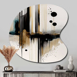 Abstract Transitional Modern Shapes I - Asymmetric Metal Wall Art