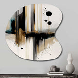 Abstract Transitional Modern Shapes I - Asymmetric Metal Wall Art